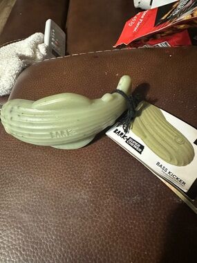 Bark Super Chewer Bass Kicker Dog Toy - Pale Green